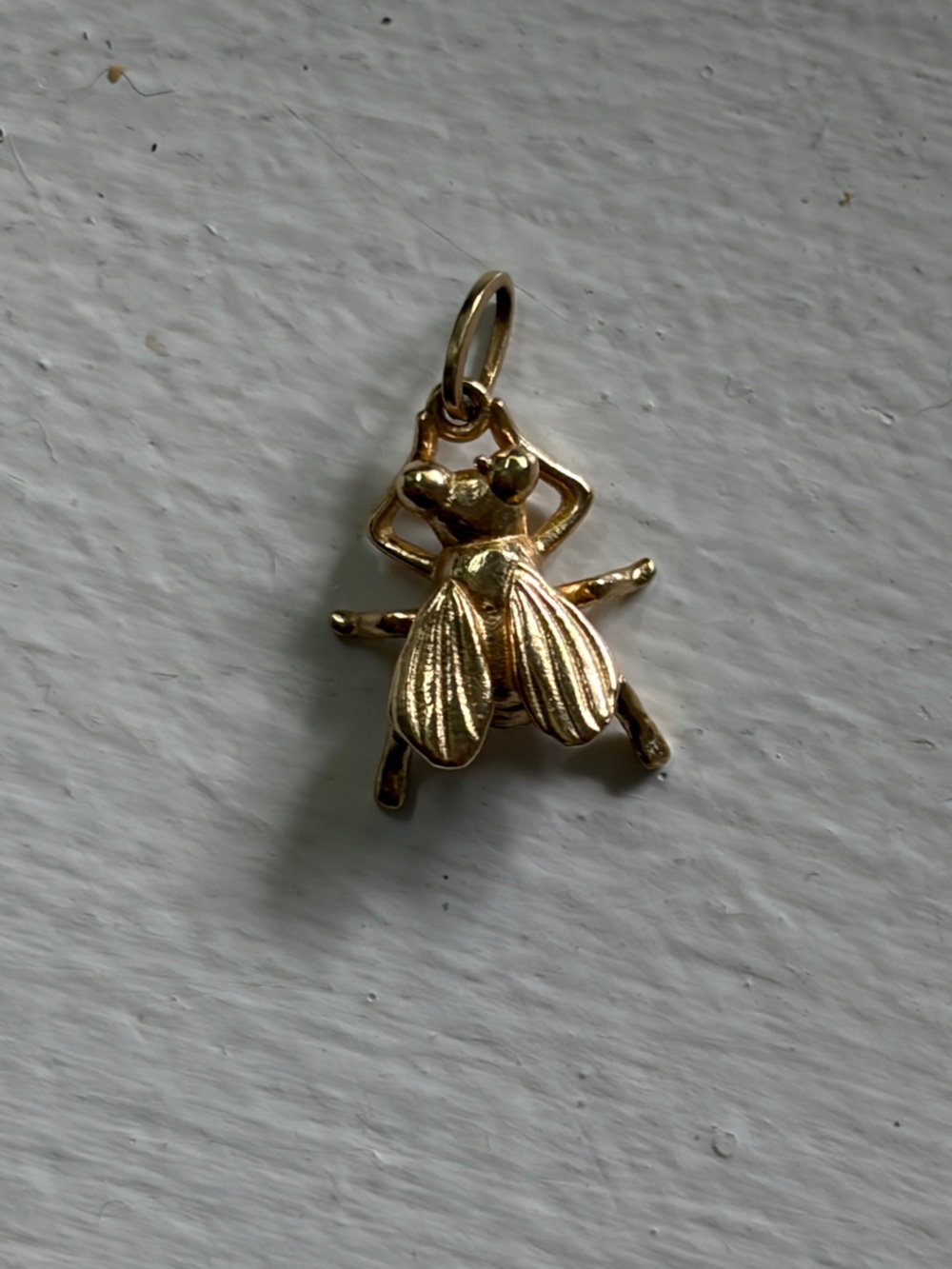 Catbird Fly on Vito’s Wall charm